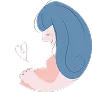 妊娠している女性のアイコン